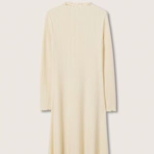 MANGO Ribbed Knit Dress